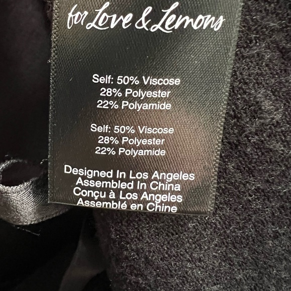 For Love & Lemons pointelle knit cropped cardigan - Picture 9 of 9